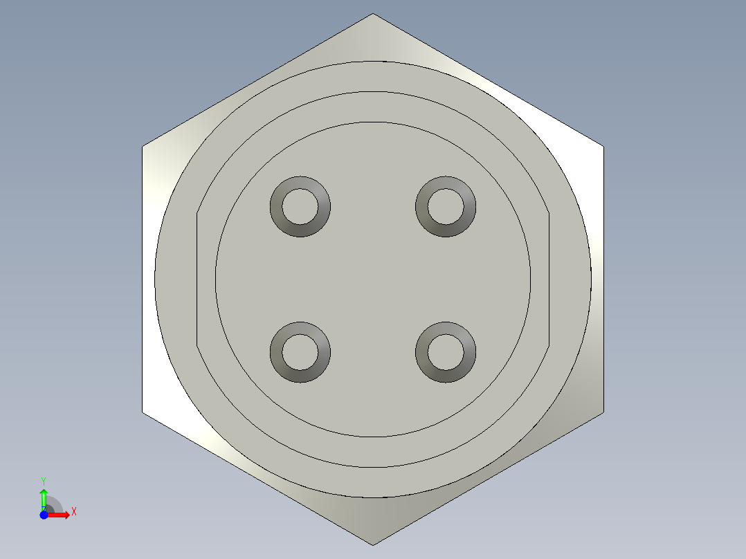 2-通讯插头-四针前视图