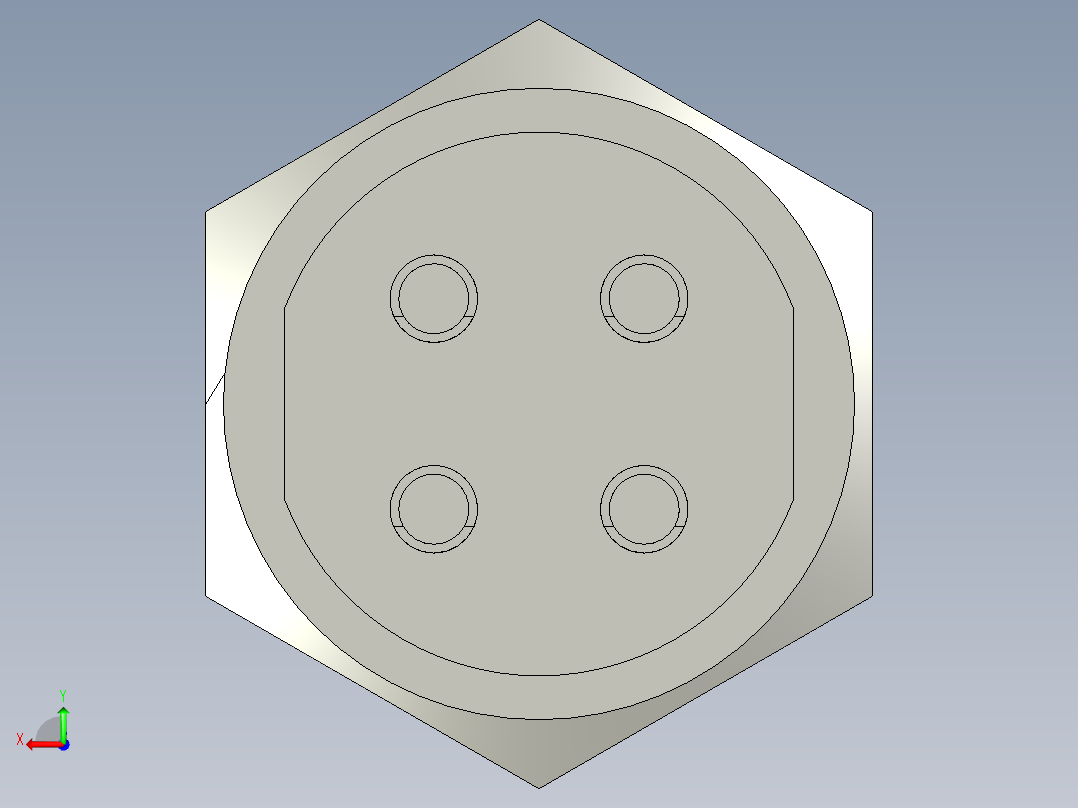 2-通讯插头-四针后视图