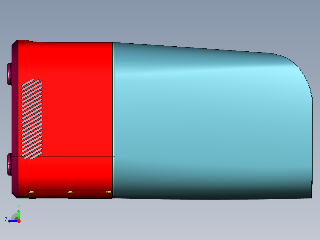 光固化口腔模型打印机右视图