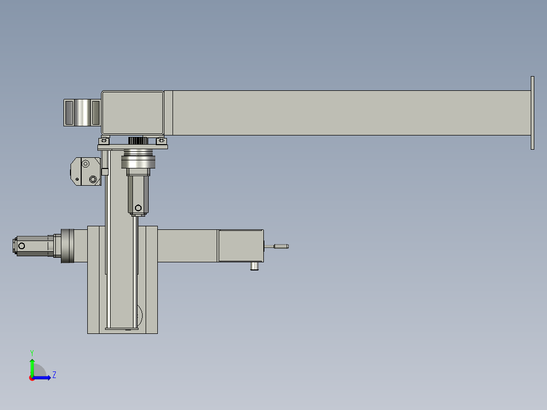 石煤机焊接方案图左视图