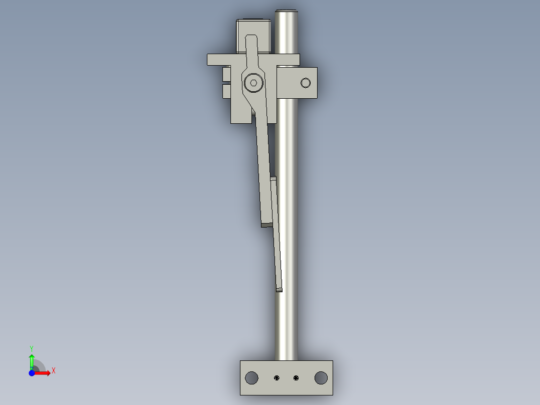 离心机缺料检测组件前视图