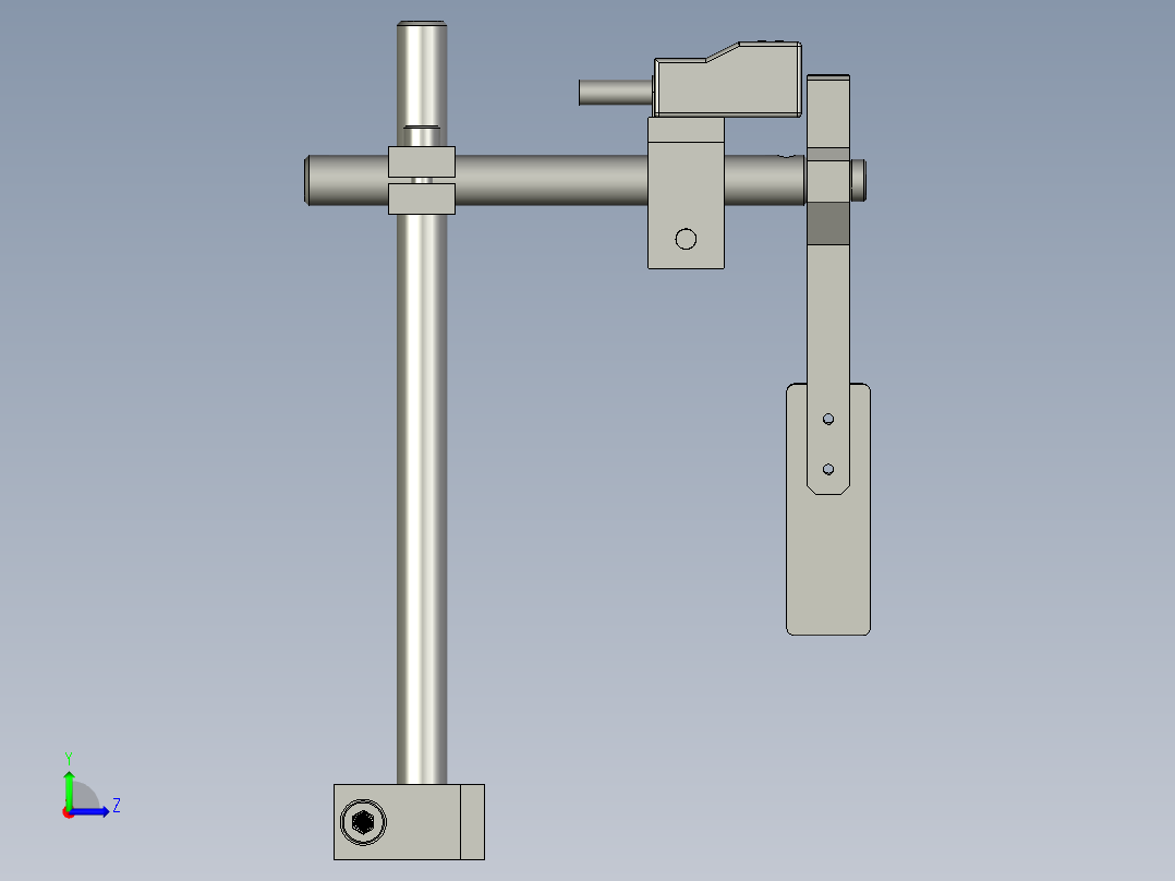 离心机缺料检测组件左视图