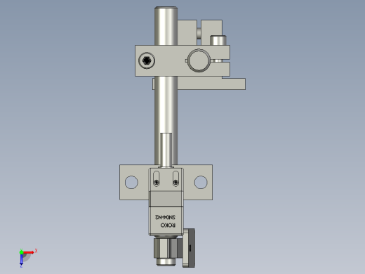 离心机缺料检测组件俯视缩略图