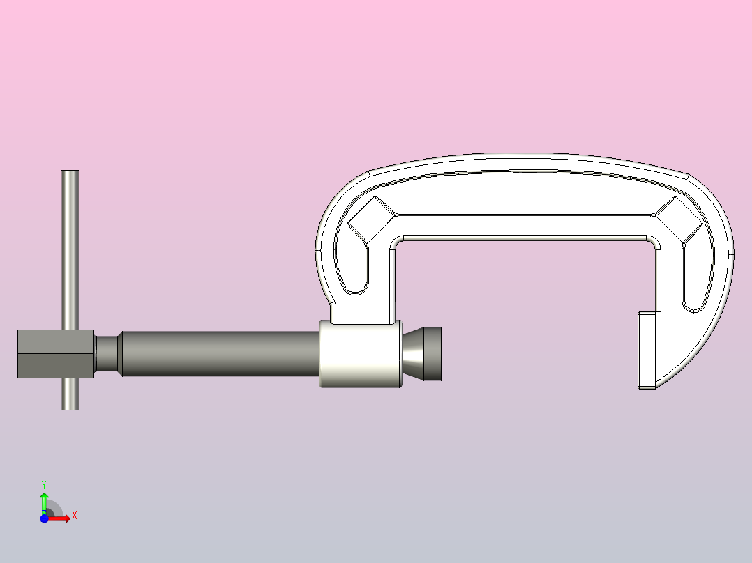 夹钳Clamptek CH-M75前视图