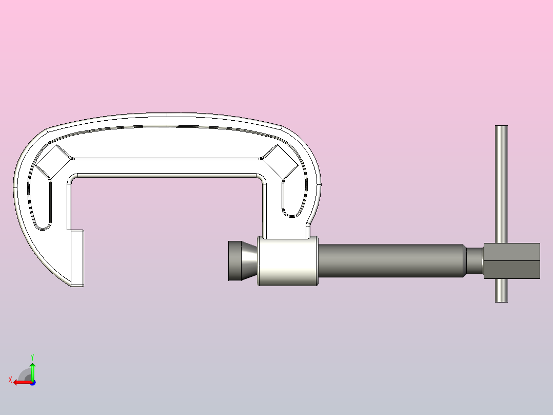 夹钳Clamptek CH-M75后视图