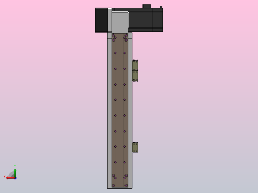DMB65-RUCR同步带模组直线模组（电机右上折）[DMB65-L66S300-DT100-C2U-RUCR]后视缩略图