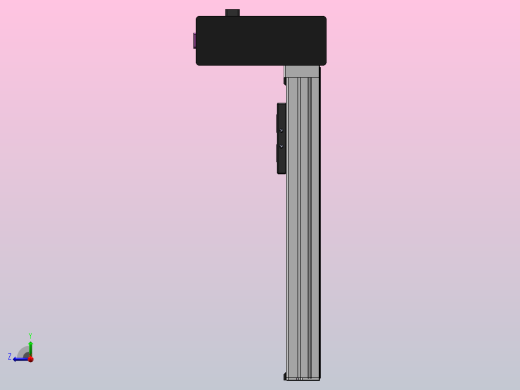 DMB65-RUCR同步带模组直线模组（电机右上折）[DMB65-L66S300-DT100-C2U-RUCR]右视缩略图