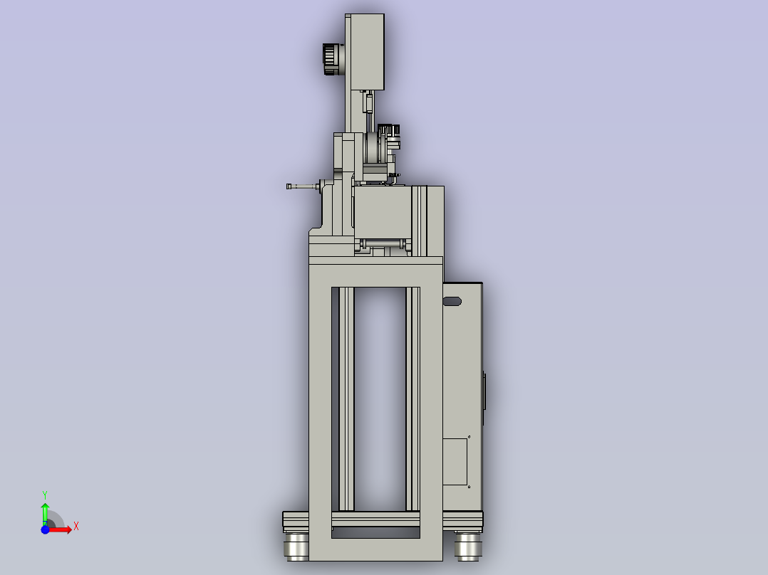 火花塞自动送装台前视图