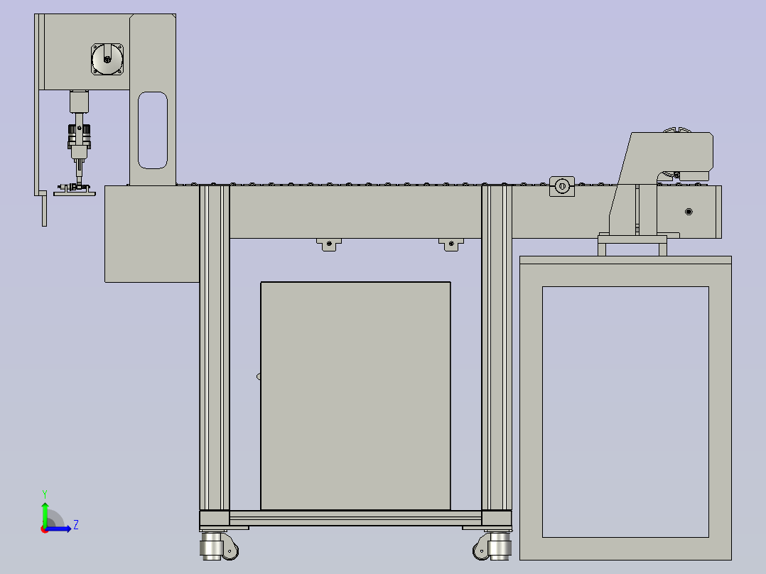 火花塞自动送装台左视图