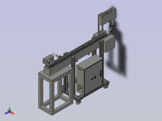 火花塞自动送装台正等轴测缩略图