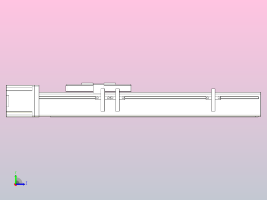 MTH6M标准螺杆滑台[MTH6M-L#-200-BC-57M-C3]左视缩略图
