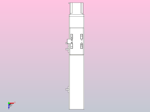MTH6M标准螺杆滑台[MTH6M-L#-200-BC-57M-C3]俯视缩略图