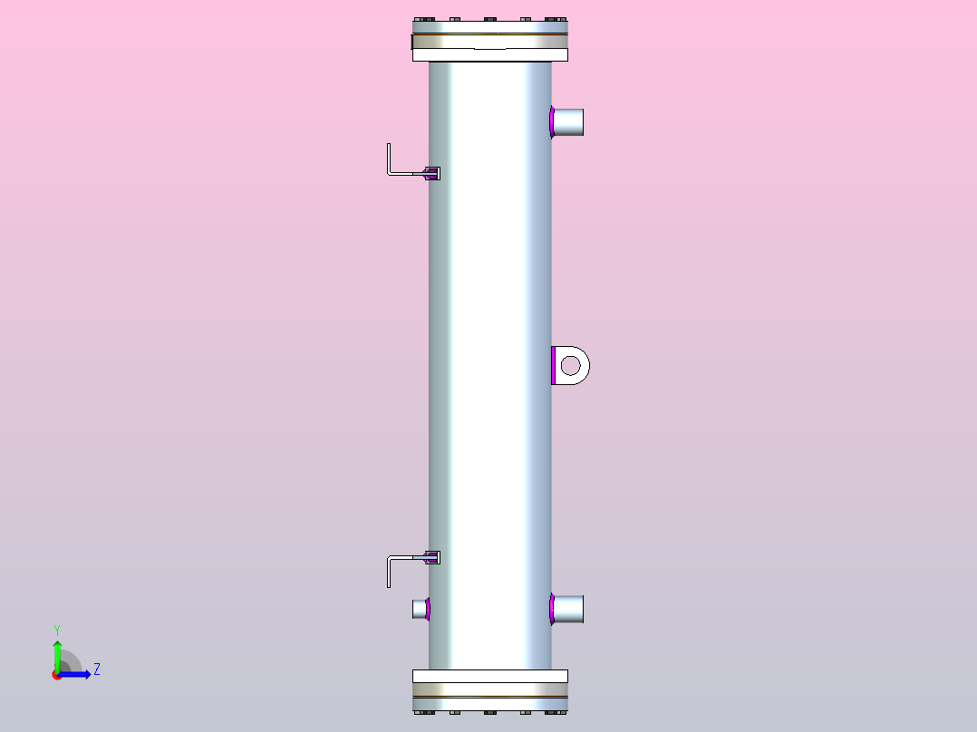 WTK油冷凝器左视图