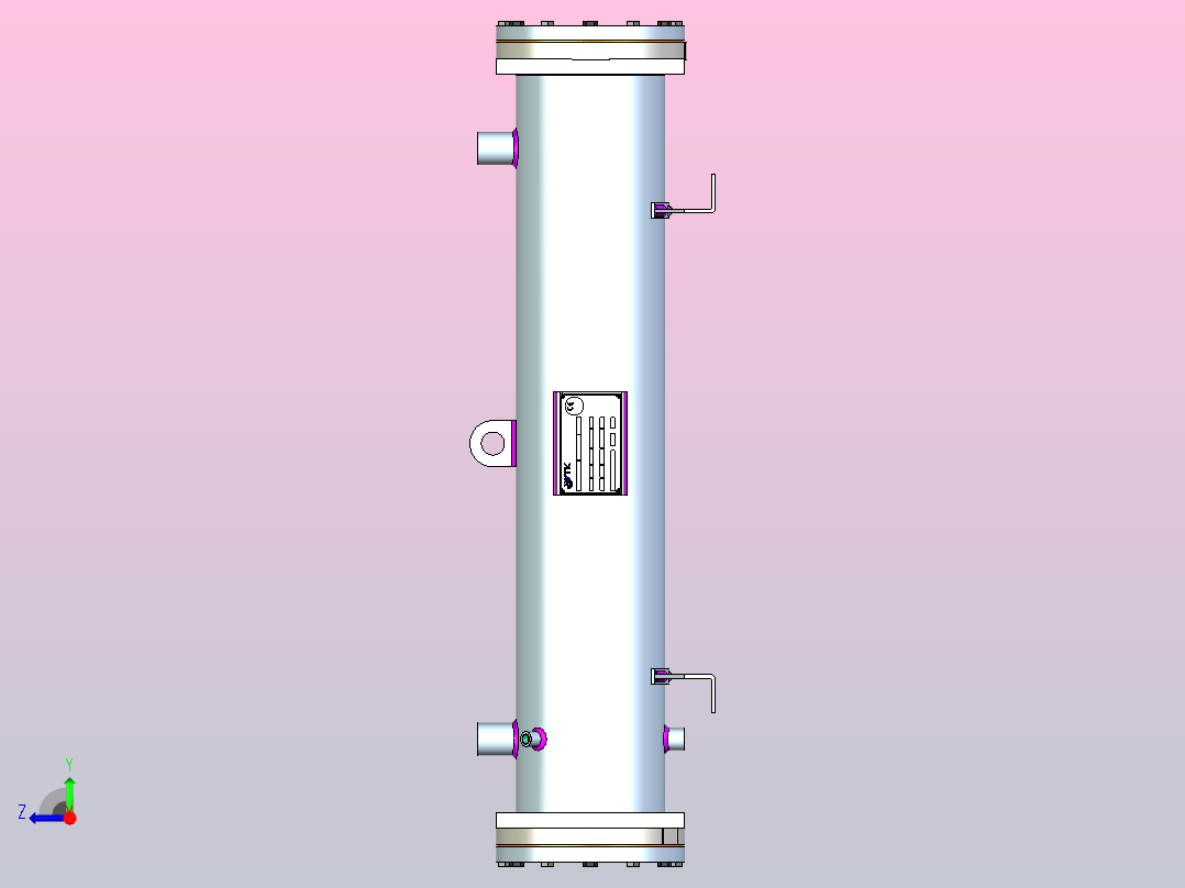 WTK油冷凝器右视图