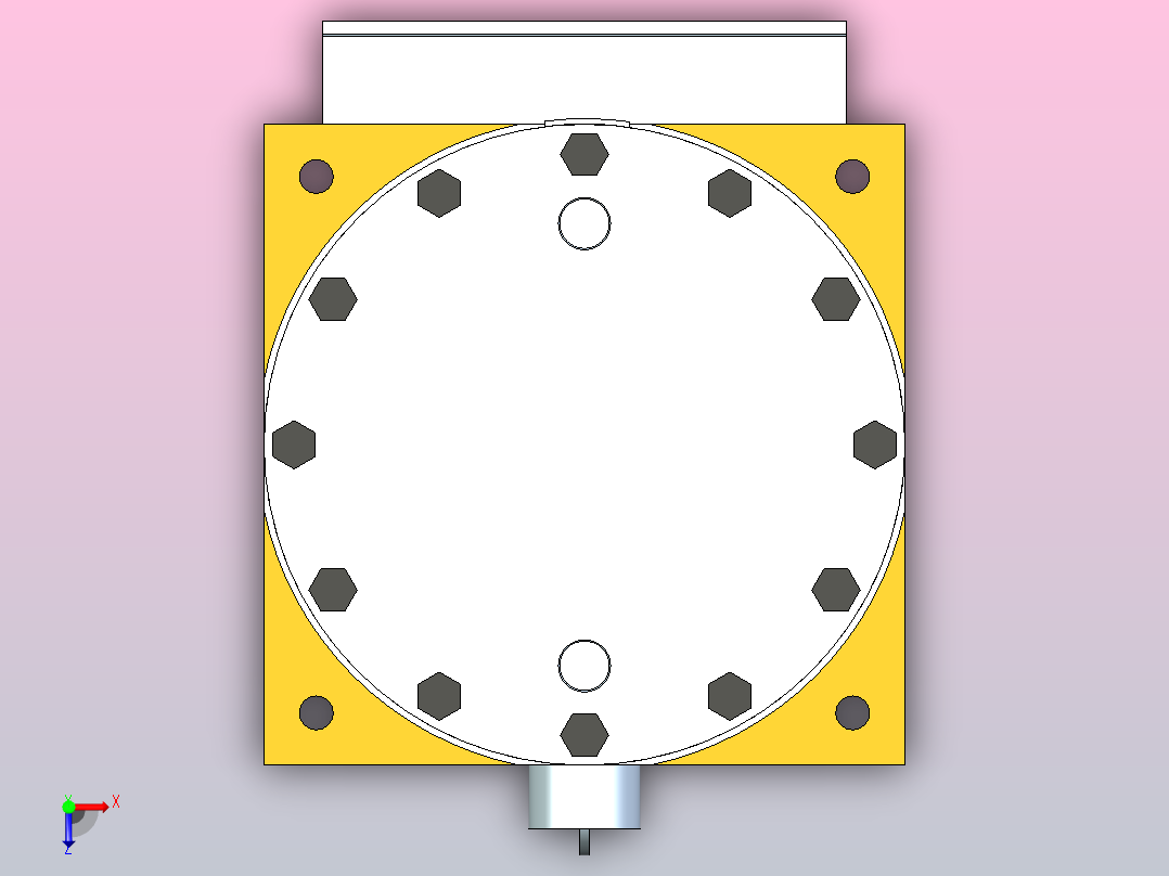 WTK油冷凝器俯视图
