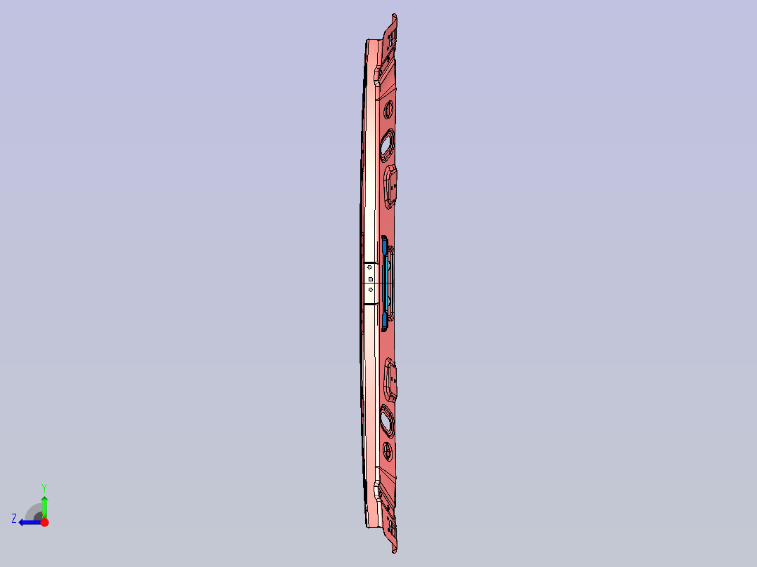 众泰 T300 -5701030 顶盖前横梁总成右视图