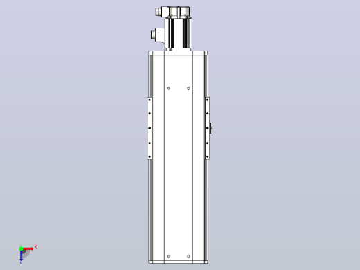 日规模组半封闭丝杆TPA-HNR-220D-3210C-L300-M-Y-P1K-N3俯视缩略图