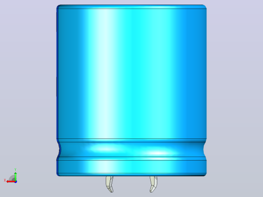 35 x40蓝色BLUE1底片电解电容器后视缩略图