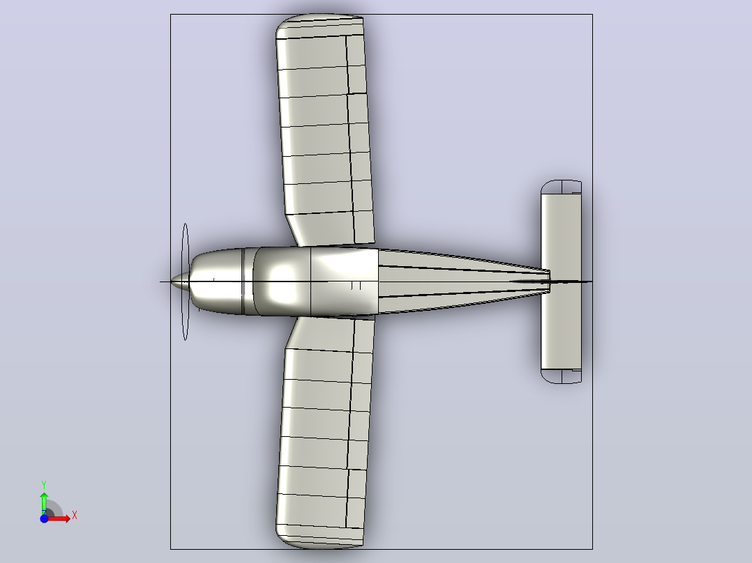 MFI-9飞机前视图
