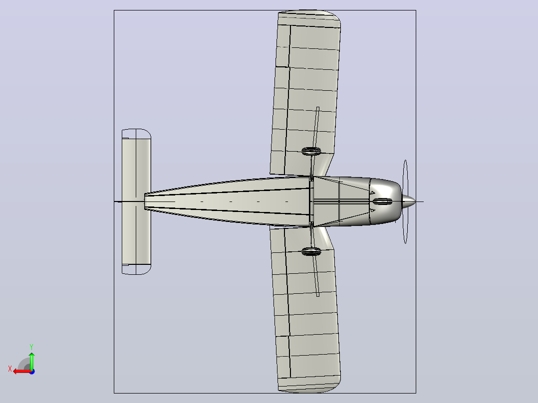 MFI-9飞机后视图