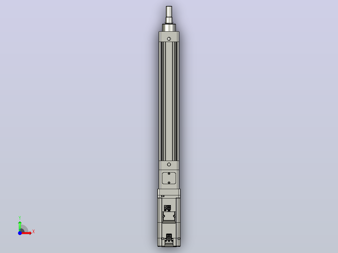 轻载电动缸TPA-ESR40-1210C-L200-M-W-P40-C3前视图