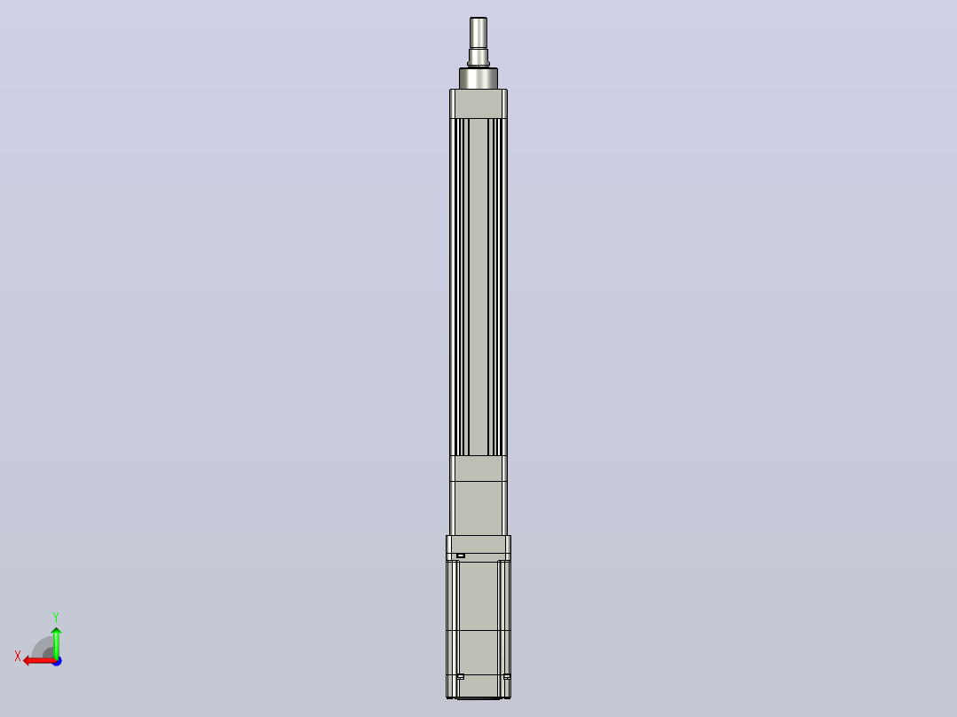 轻载电动缸TPA-ESR40-1210C-L200-M-W-P40-C3后视图