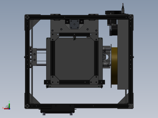 Alu-Frame 3D打印机后视缩略图
