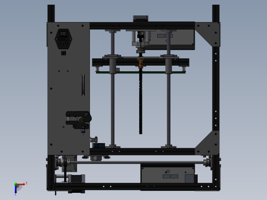 Alu-Frame 3D打印机俯视缩略图