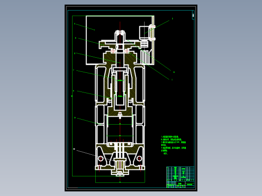 螺旋压力机设计（有cad图+中英文翻译+ppt）