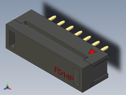 FDC-14 ( DS1018-2.54-14 )