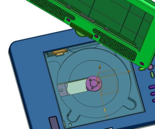 便携式全格式CD机详细结构缩略图