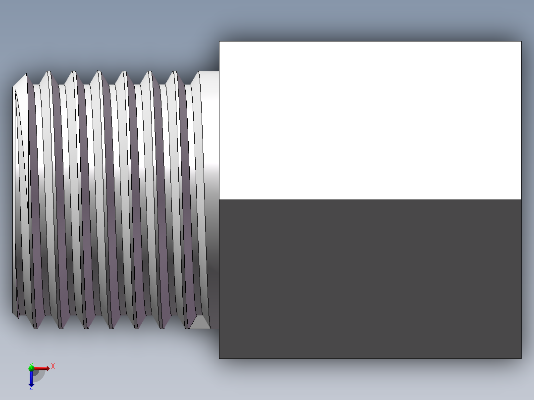 转接头-内外丝等径 DN10俯视图