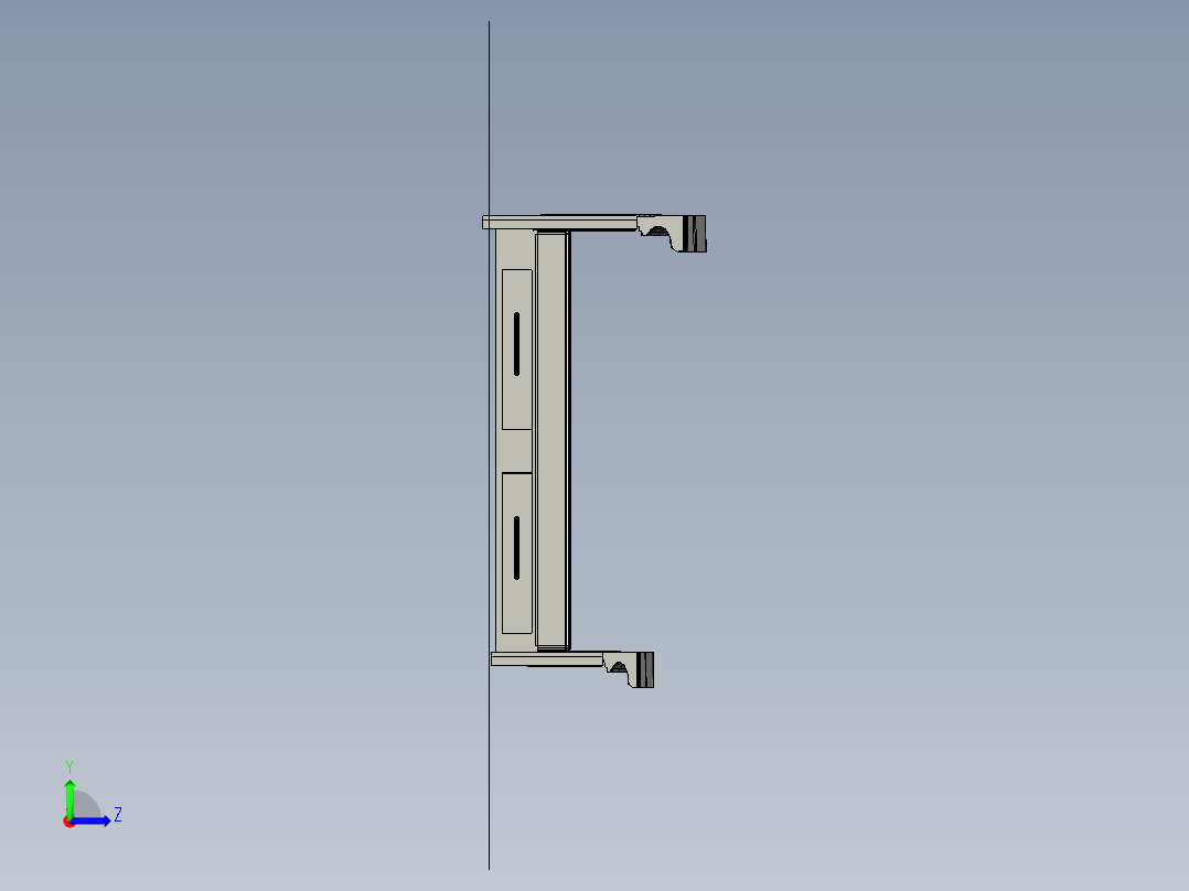 bed-mab-91-木制床左视图