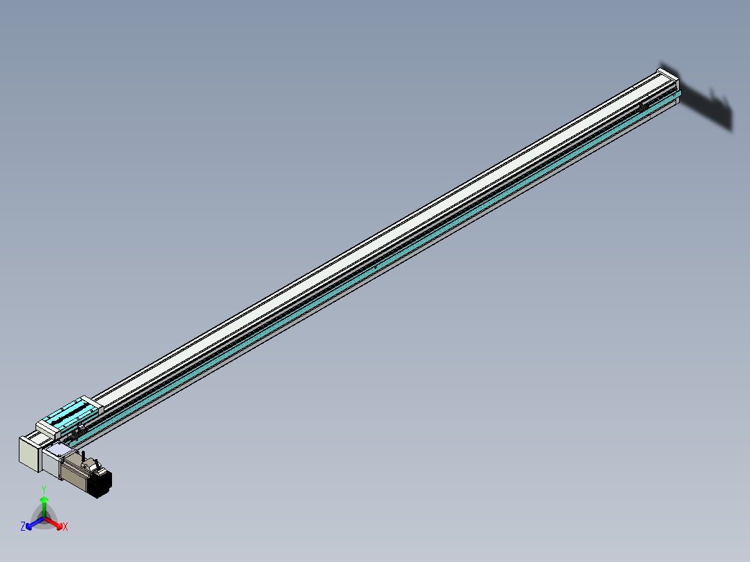 欧规系列-LB6A-L130-S1850-BL-ZP40-C3正等轴测图