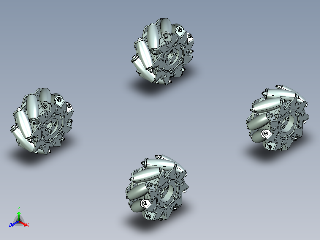 全向导航小车结构设计图(2)