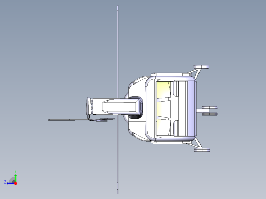 简版米-6重型运输直升机右视缩略图