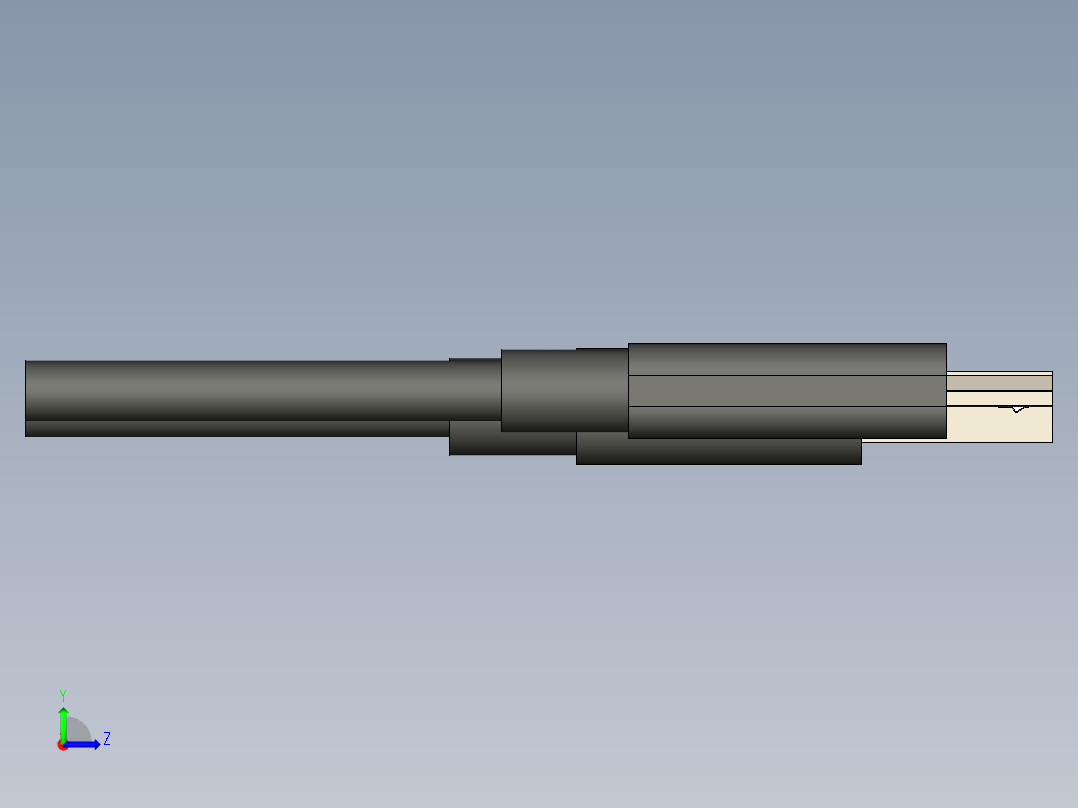 micro-usb-线左视图
