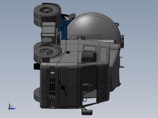 重型油罐卡车左视缩略图