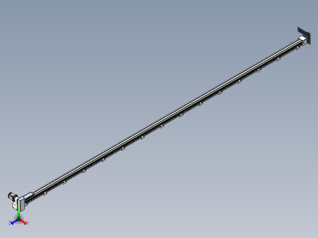 同步带滑台-欧规B8-L88-S5500-L-ZP75-D3-N10主视图