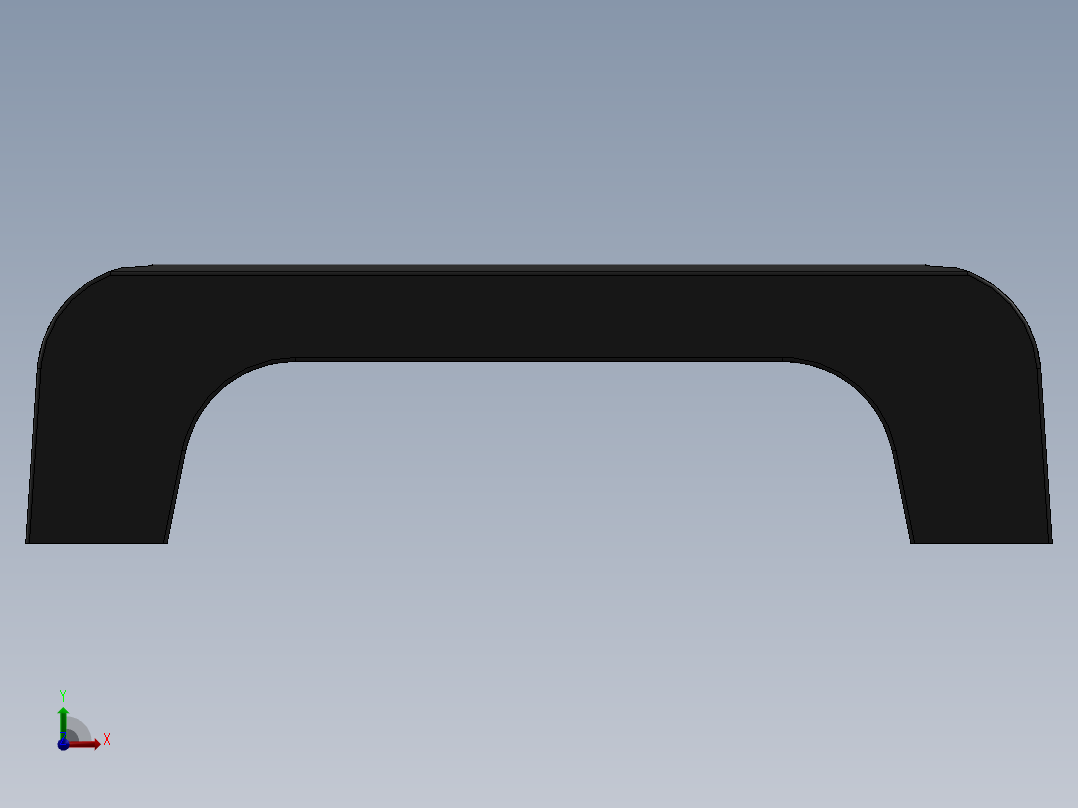 塑料把手前视图