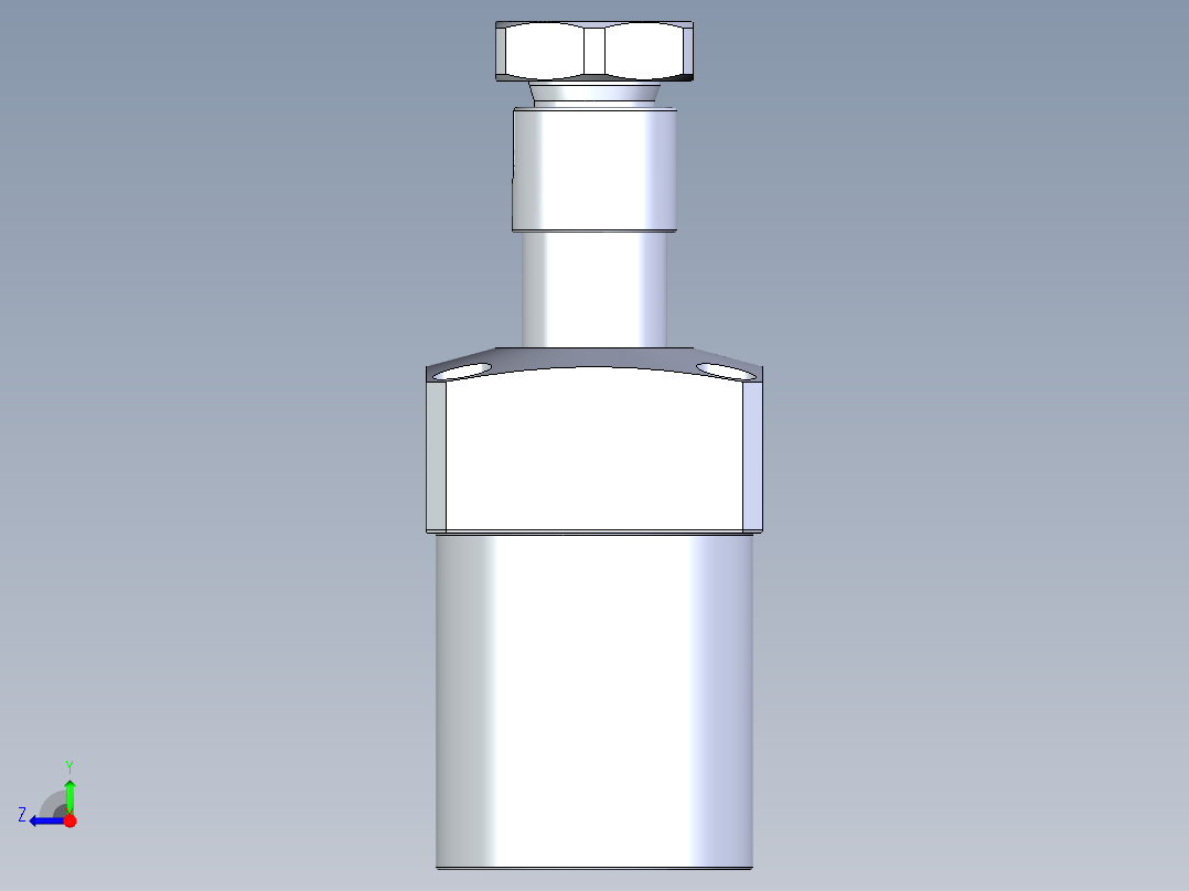 KOSMEKLHA0480-GR多系列多零件图纸模型右视图