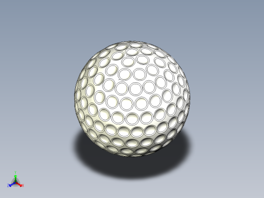 高尔夫球13正等轴测缩略图