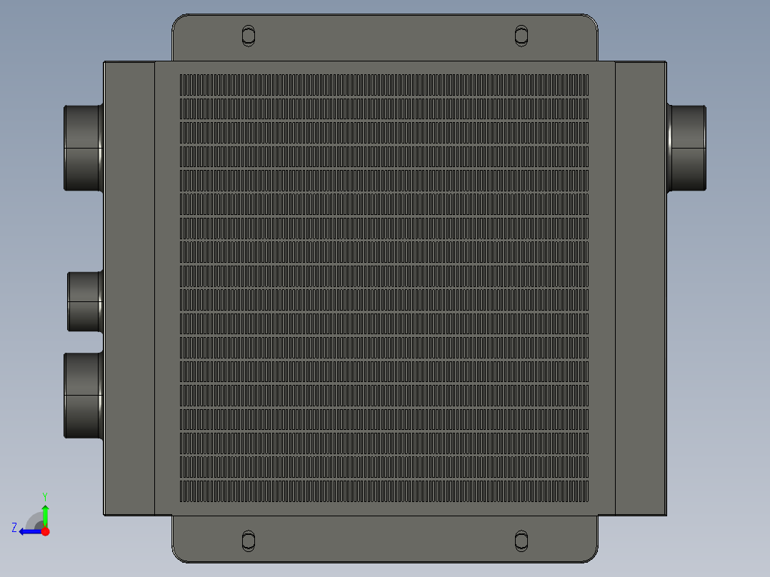 风冷式油冷却器29种系列右视图