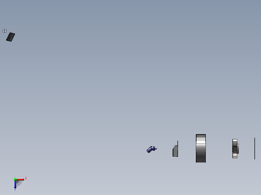 液压驱动风机叶轮组装俯视图