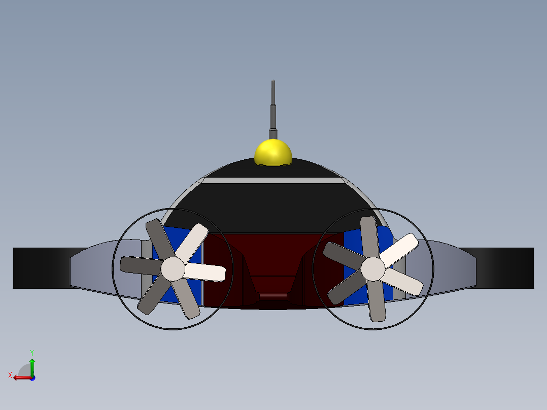 水下航行器--1-2-sw后视图
