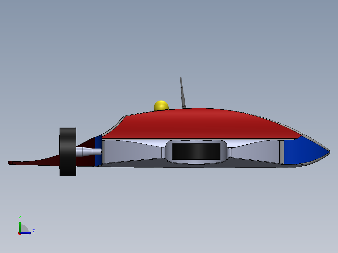 水下航行器--1-2-sw左视图