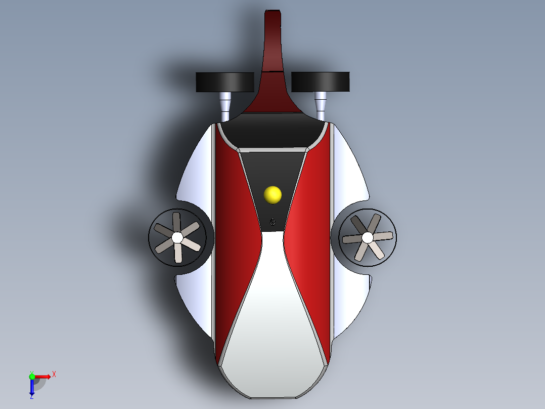 水下航行器--1-2-sw俯视图