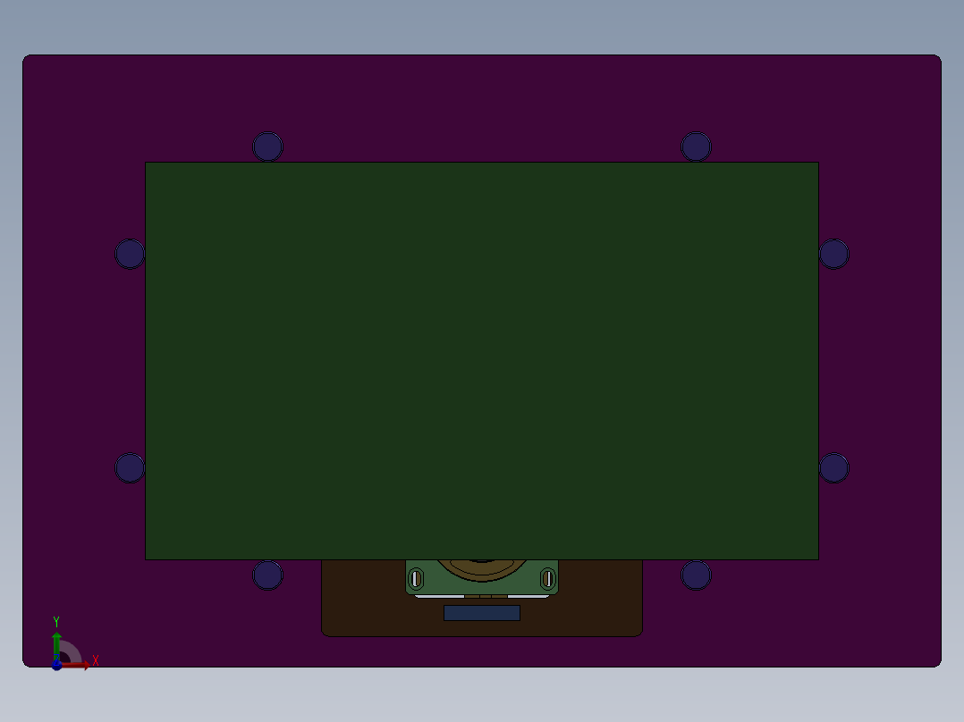 料盘送料机构前视图