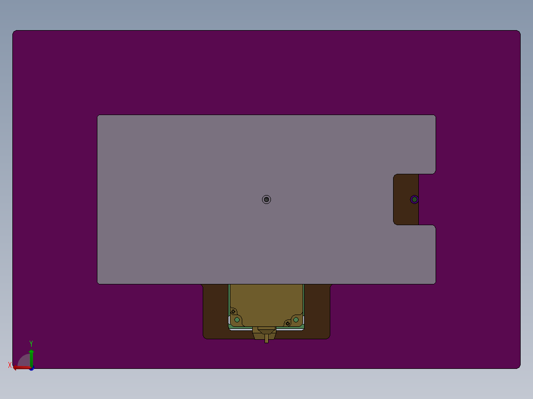 料盘送料机构后视图