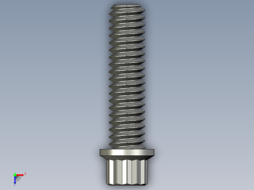 1-4in-20 1long 12-point screws.STEP俯视缩略图